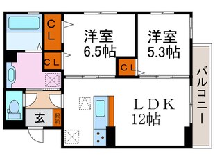 グリチネの物件間取画像